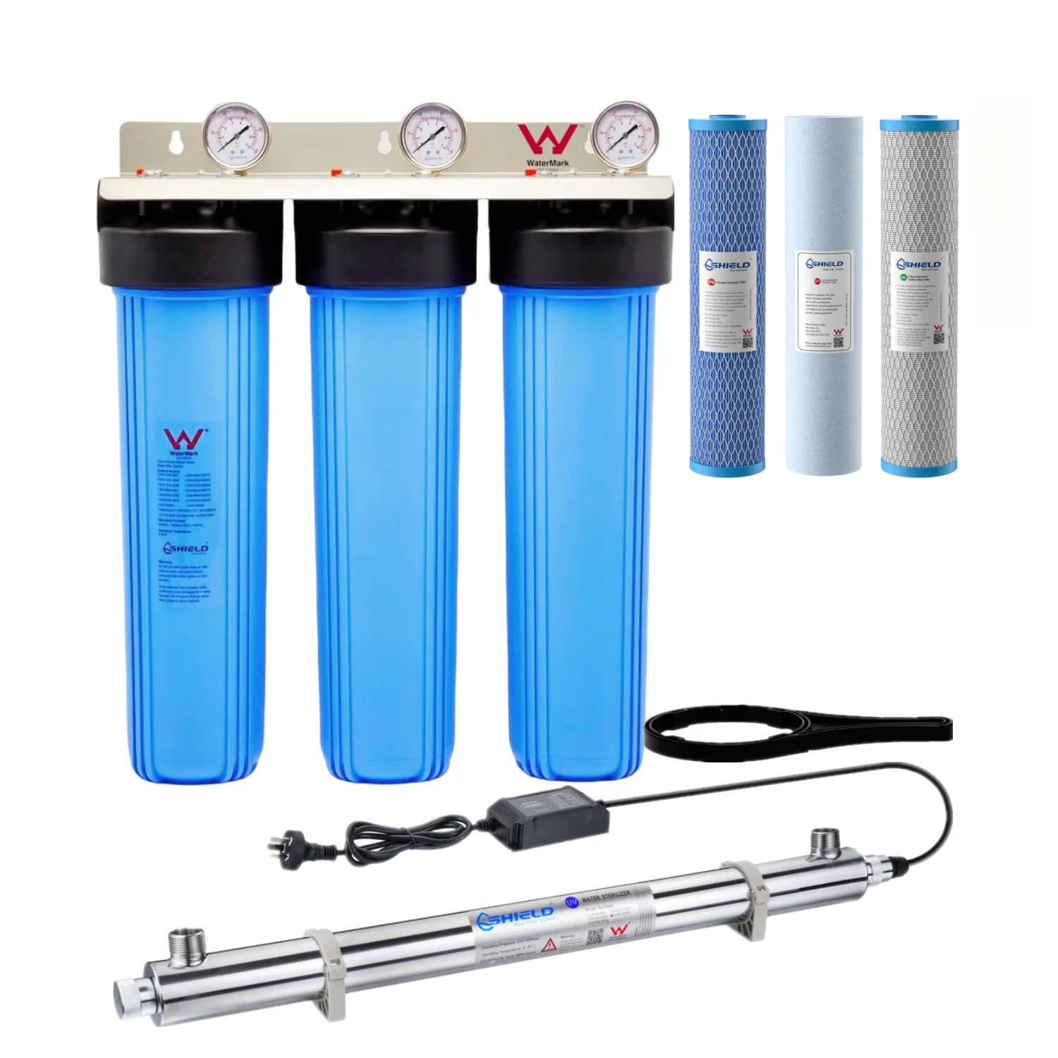 20” x 4.5” Rain Tank Whole House Water Filter System UV Sterilizer | WaterMark Certified | Australian Standard - Image 7