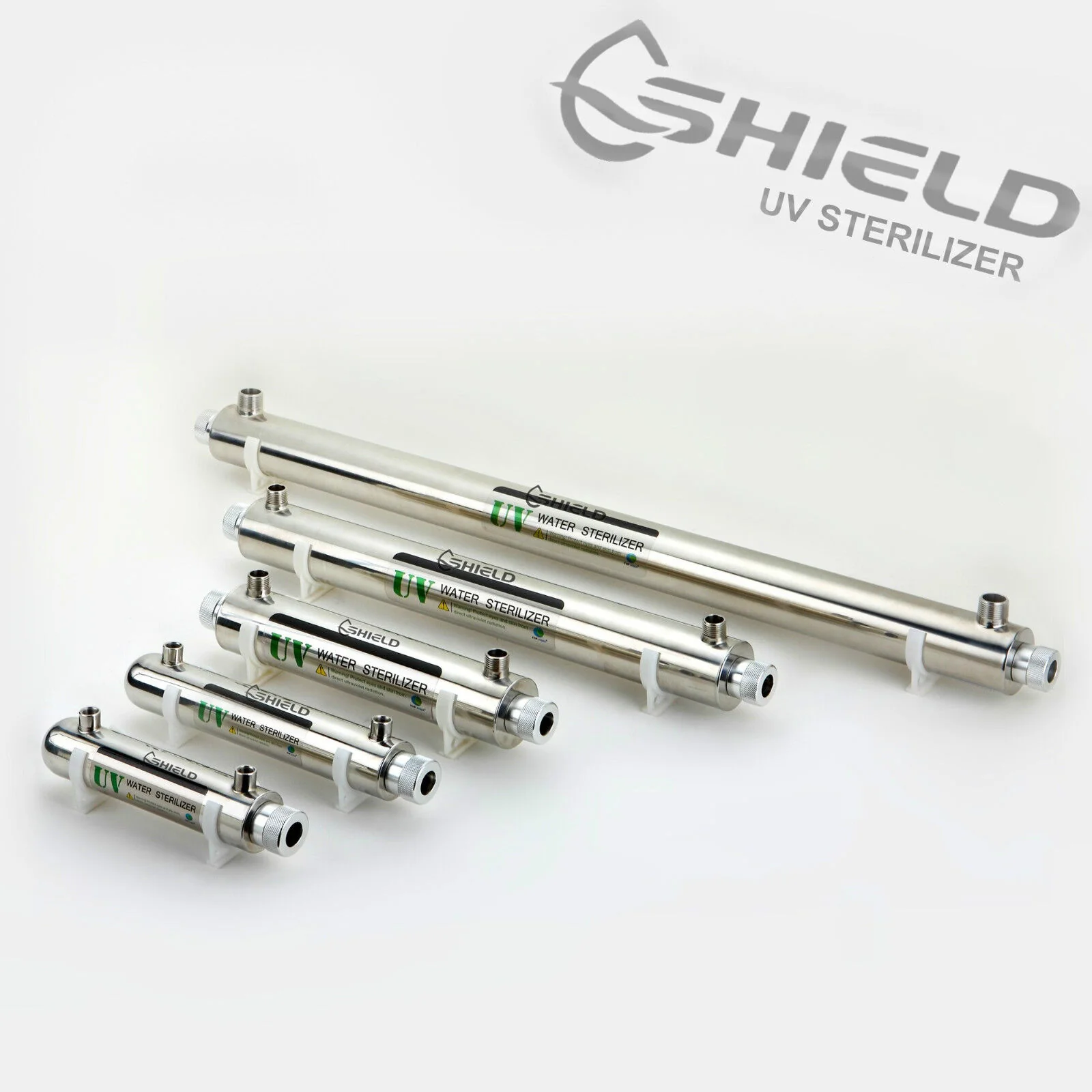 30LPM Ultraviolet Sterilizer Stainless Whole House Water Filter System UV -25W - Image 3